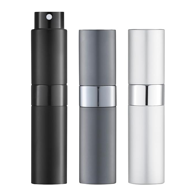 LISAPACK 8ML Atomizer Perfume Spray Bottle for Travel (3 PCS) Empty Cologne Dispenser, Portable S... | Amazon (US)