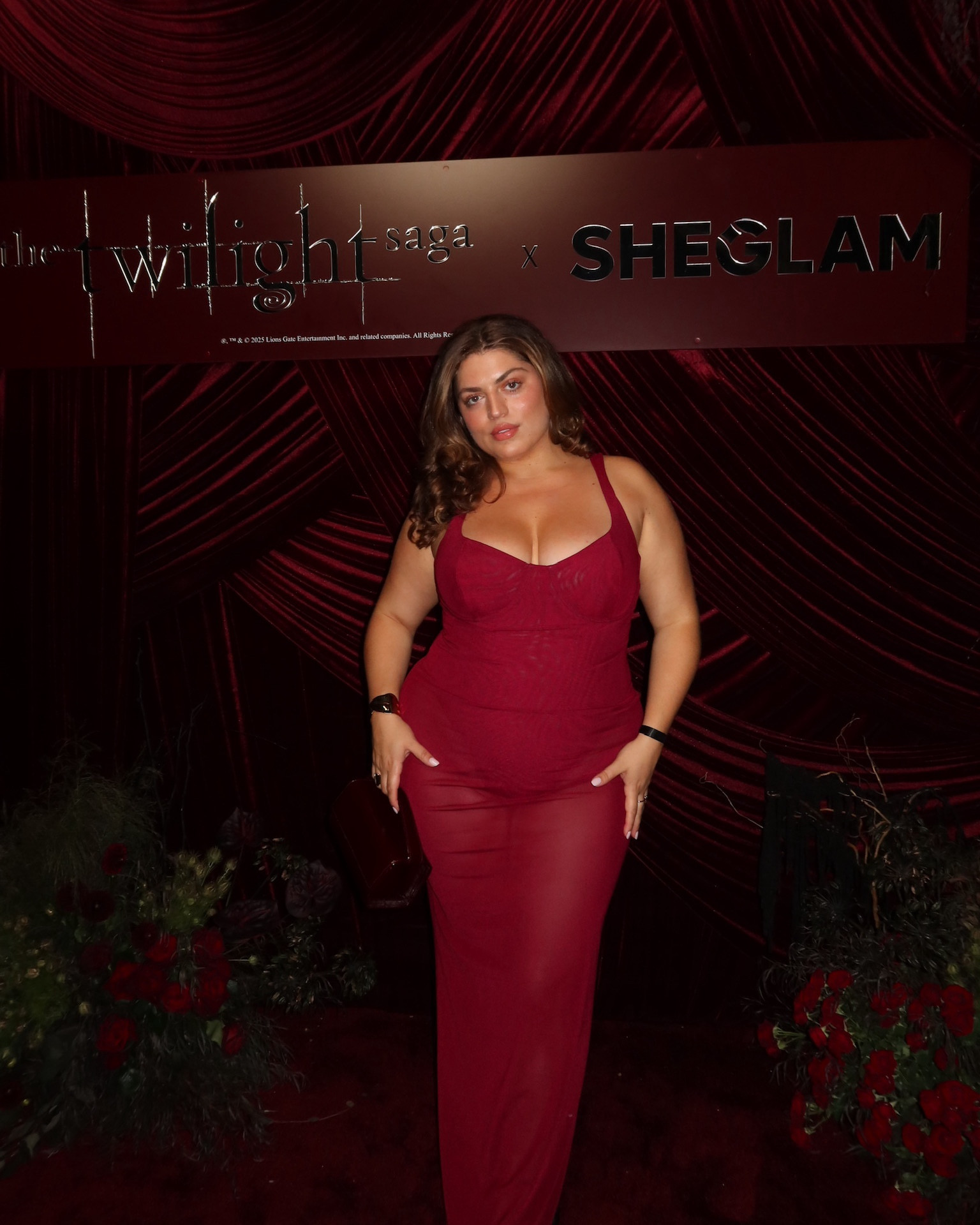 last night’s event wearing this gorg burgundy maxi mesh dress from Showpo!!✨❤️ i love this one because the body suit underneath with the mesh makes it more unique!! although it is def a little see through on the bottom half, but still FIRE!!!🔥 it’s giving main character energy!!🤏🏼🤭

wearing US 14, true to size!

#LTKBeauty #LTKMidsize #LTKPlusSize