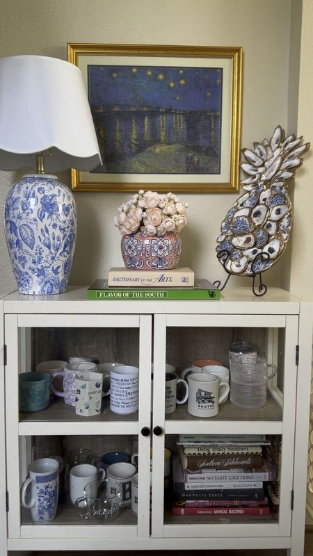 One of my favorite handmade pieces in my home is on sale this weekend! 🦪 

Linked similar lamps & cabinets since they’re both sold out. 

Chinoiserie, southern style, home decor, coffee bar, dining room, kitchen, 

#LTKStyleTip #LTKSaleAlert #LTKHome