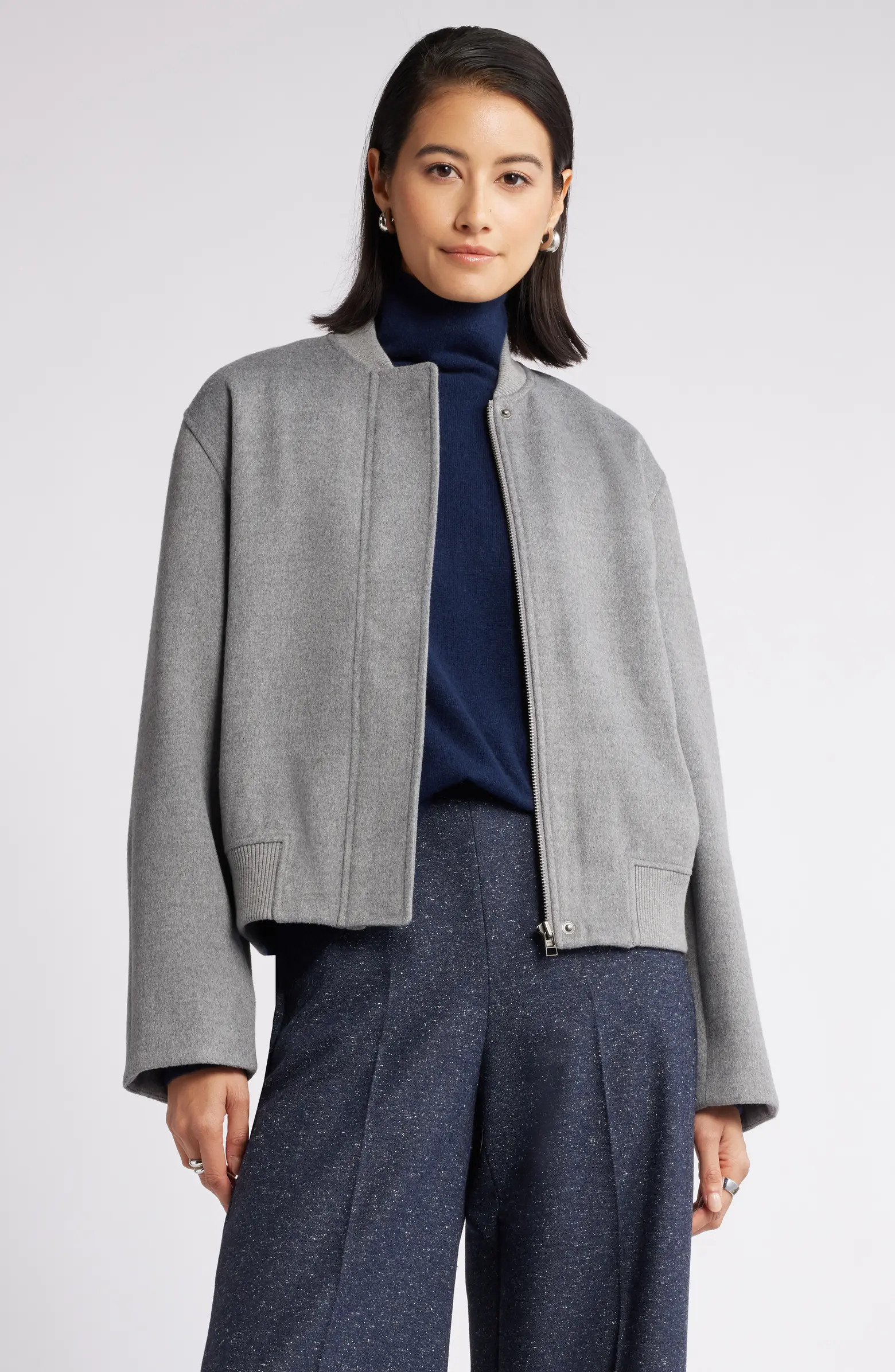 Brushed Bomber Jacket | Nordstrom