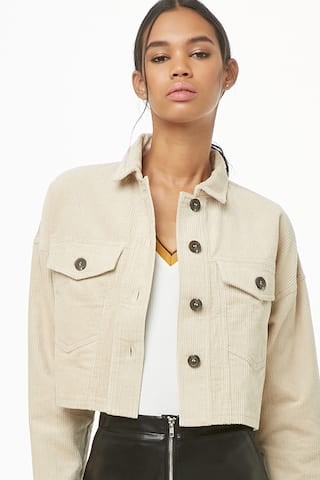 Cropped Corduroy Jacket | Forever 21 (US)