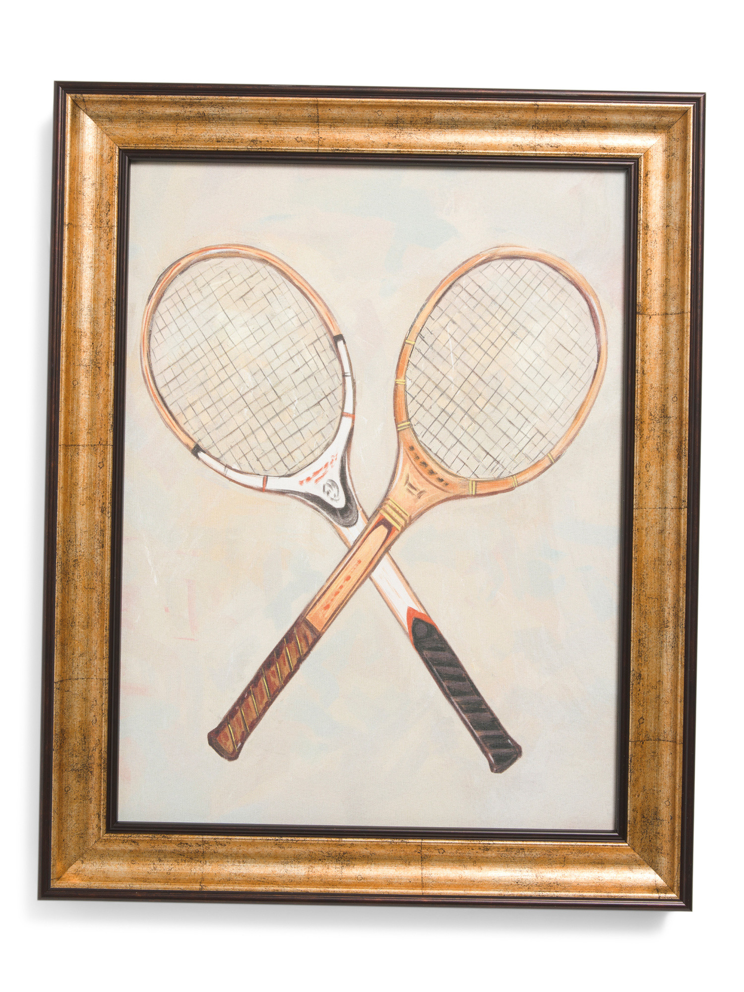 16x20 Vintage Tennis Rackets Wall Art | Home | Marshalls | Marshalls
