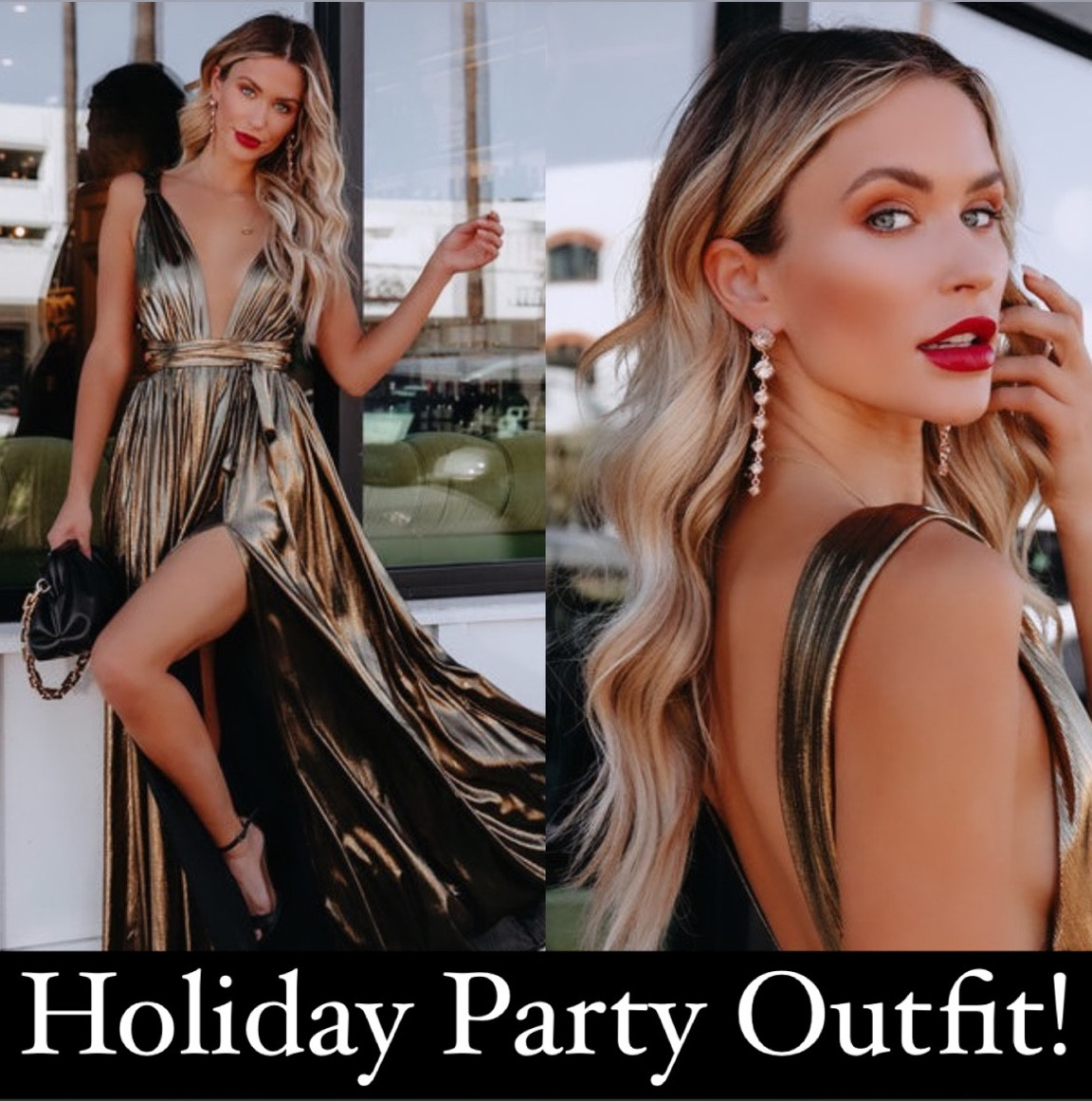 Gorgeous Holiday Party or New Years Eve look!!

Good Dress, Gold Maxi, Black Heels, Perfect Red Lip, Stila Gloss, Red Lipstick, Vici Dolls.

#Vici #ViciDolls #HolidayParty #NewYearsEve #ChristmasParty #RedLip #Sparkle

#LTKSeasonal #LTKbeauty #LTKHoliday