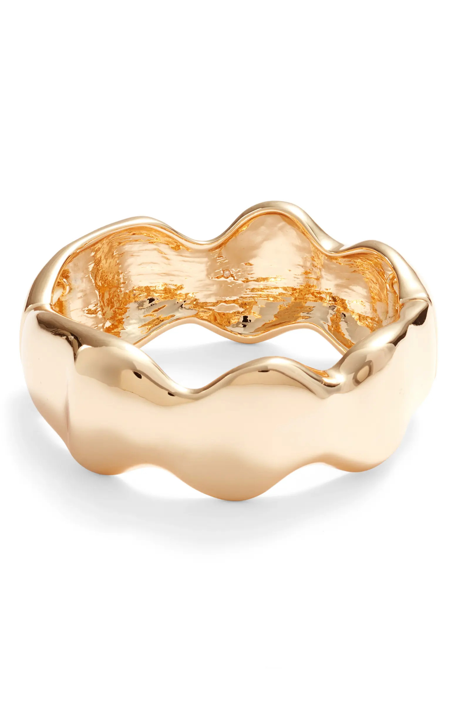 Open Edit Wavy Metal Cuff Bracelet | Nordstromrack | Nordstrom Rack