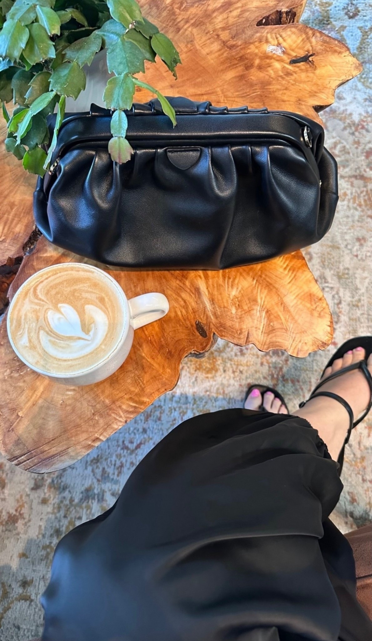 Coffee runs and pedicure plans with my girls🩷

This is exactly the kind of outfit I reach for during spring break - easy, comfortable, but still feeling put together for real life moments.
Relaxed black pants, a simple white tank, and an oversized chambray button-down layered on top for that effortless, slightly undone feel. It's one of those combinations that always works.

The strappy sandals keep it minimal and feminine, and the black clutch adds just enough polish to take it from casual to styled.

Simple pieces, styled intentionally - because polished doesn't have to feel complicated.

Everything linked for you⬆️

#everydayelevated #over40style #effortlessstyle #springoutfits #highlowfashion

#LTKgrwm #LTKSeasonal #LTKootd