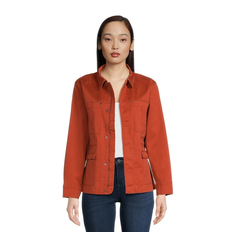 Time and Tru Women's Field Jacket, Sizes XS-XXXL | Walmart (US)