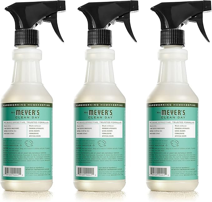 MRS. MEYER'S CLEAN DAY All-Purpose Cleaner Spray, Basil, 16 fl. oz - Pack of 3 | Amazon (US)