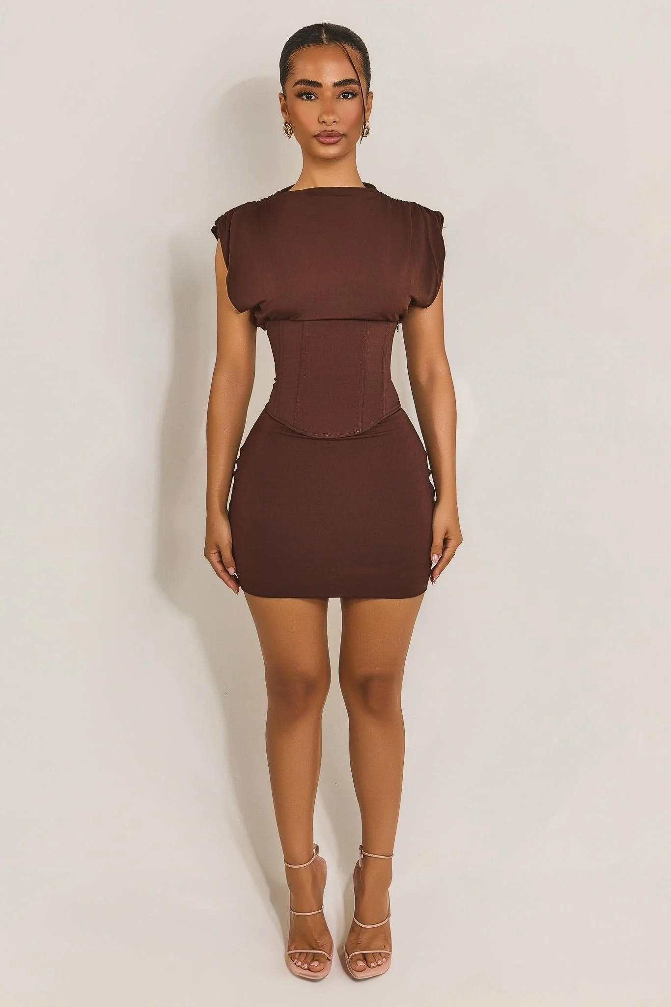 Sandra Mini in Brown | Mars The Label