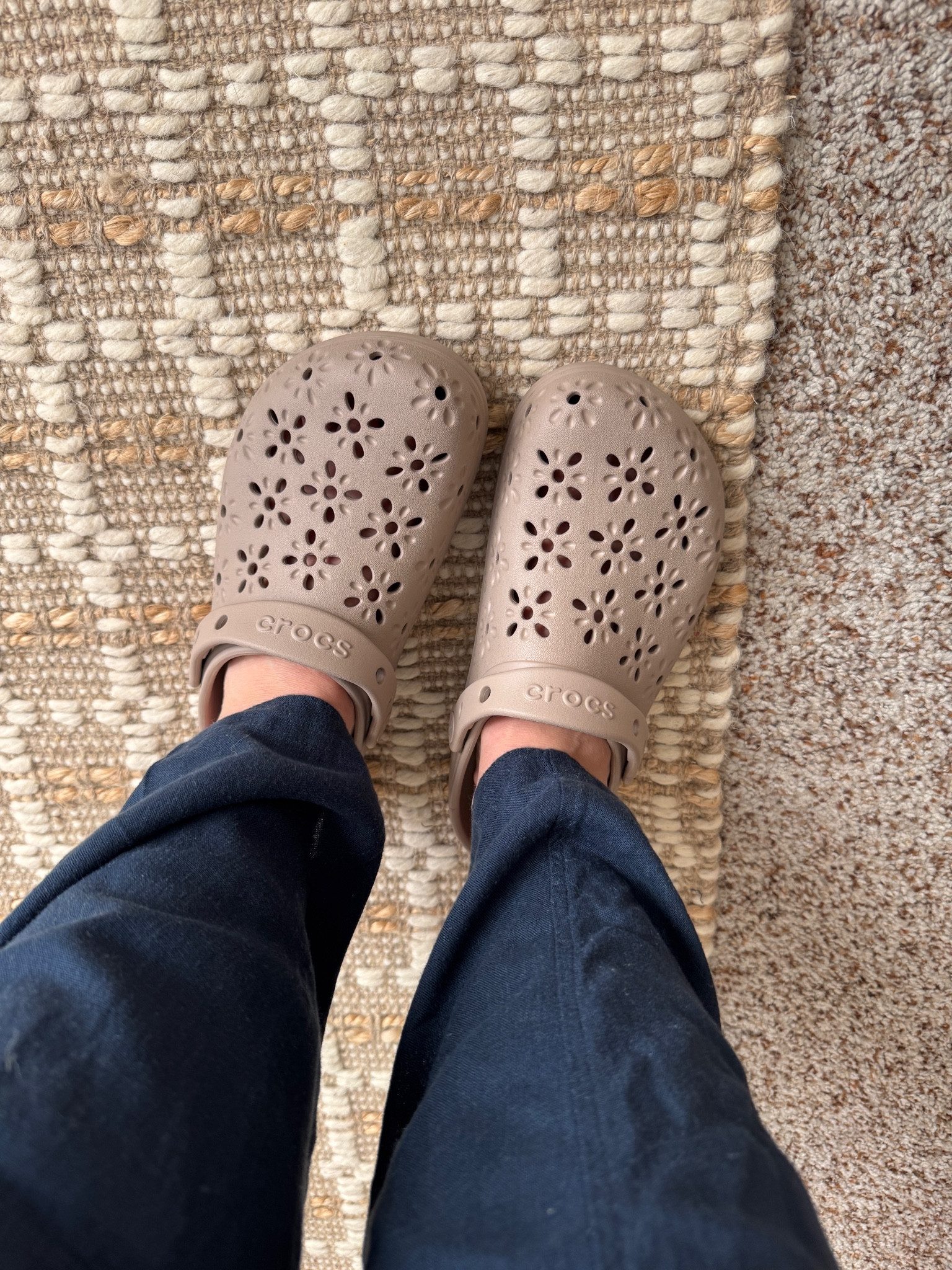 The cutest crocs for spring sized down half size 

#LTKShoeCrush #LTKMidsize #LTKStyleTip