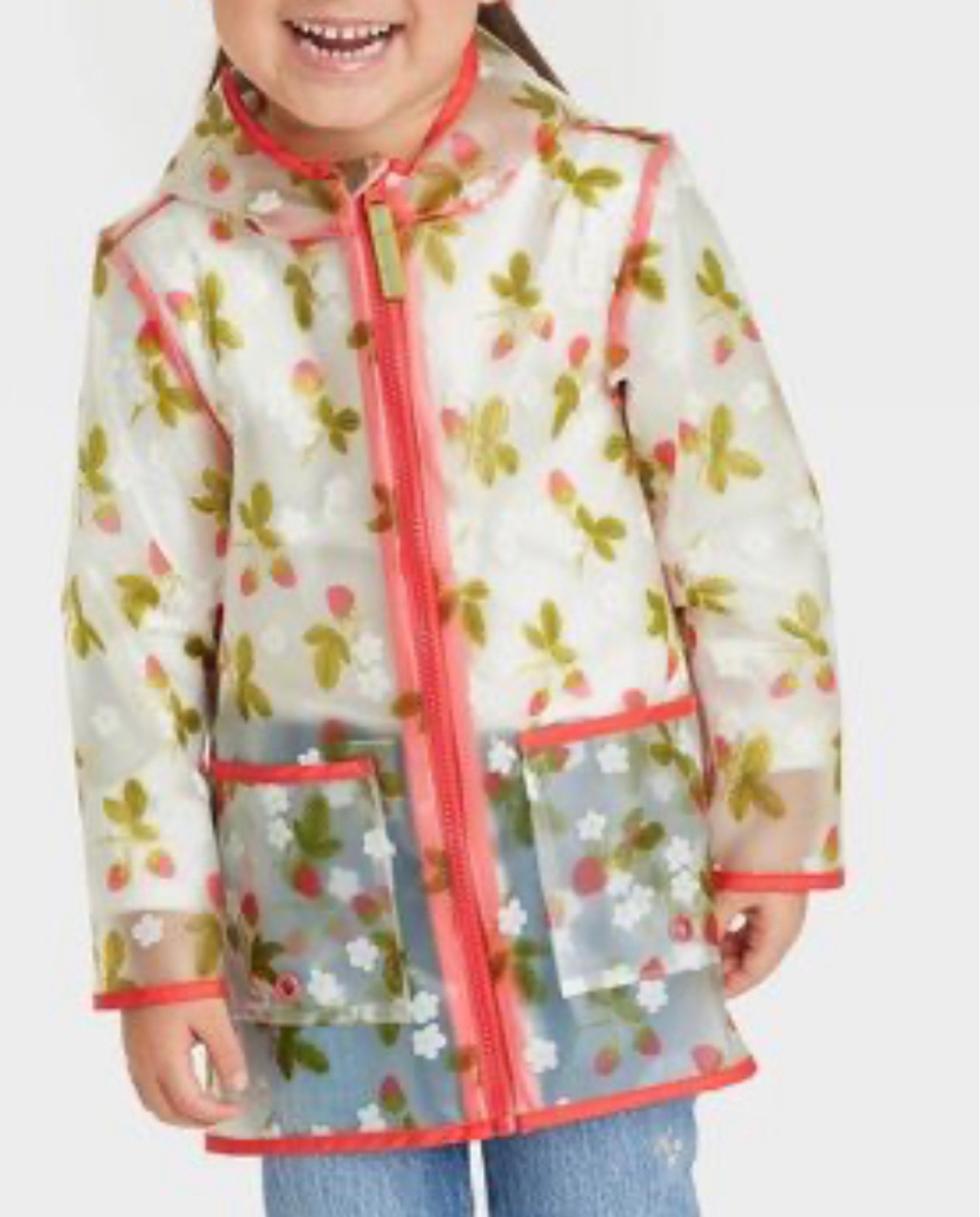 Strawberry raincoat deals