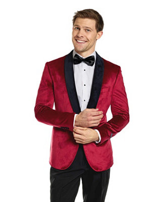 Men's Deluxe Dinner Jacket - Tuxedo Suit Blazer | Macy's