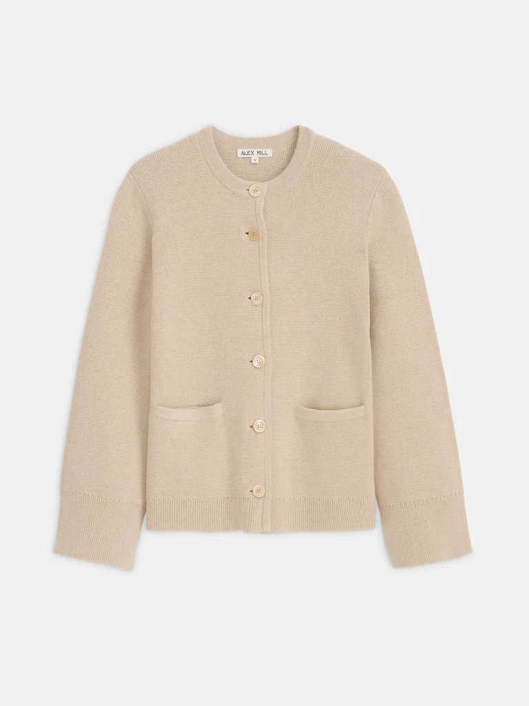 Provence Sweater Jacket In Cotton Cashmere | Alex Mill