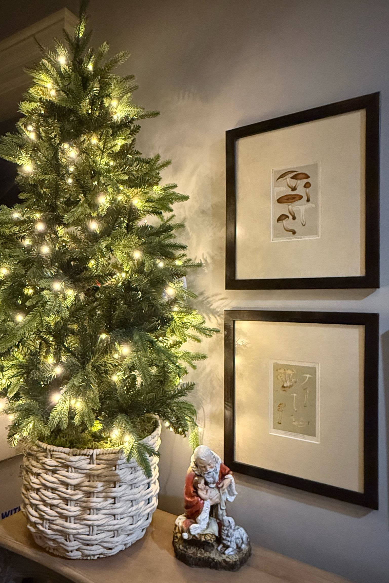 Perfect entryway tree along with the reason for the season. It’s my favorite Christmas piece for my home Santa holding baby Jesus. ❤️

#LTKHome #LTKFindsUnder100 #LTKHoliday