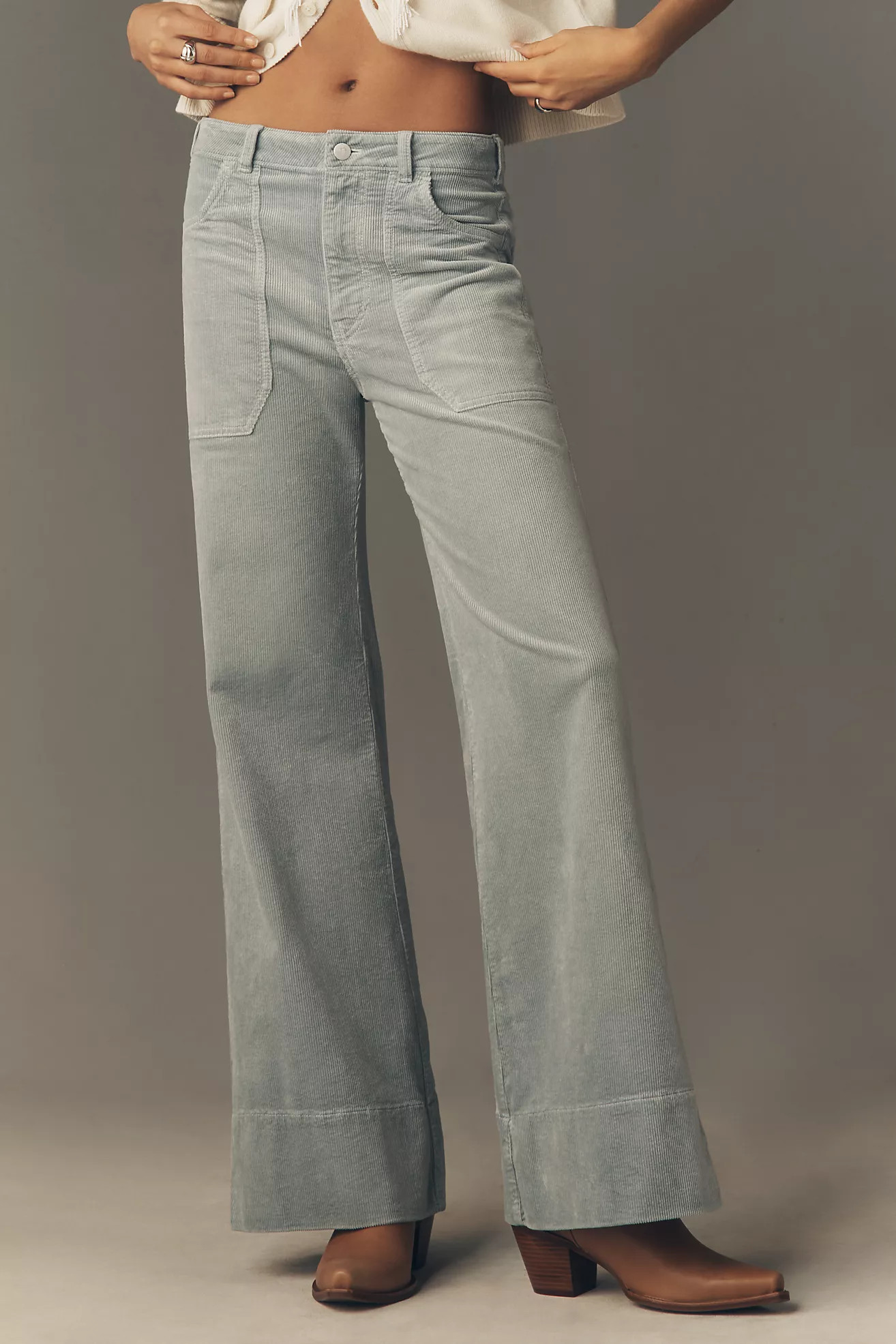 The Rylan High-Rise Flare Jeans by Pilcro: Corduroy Edition | Anthropologie (US)