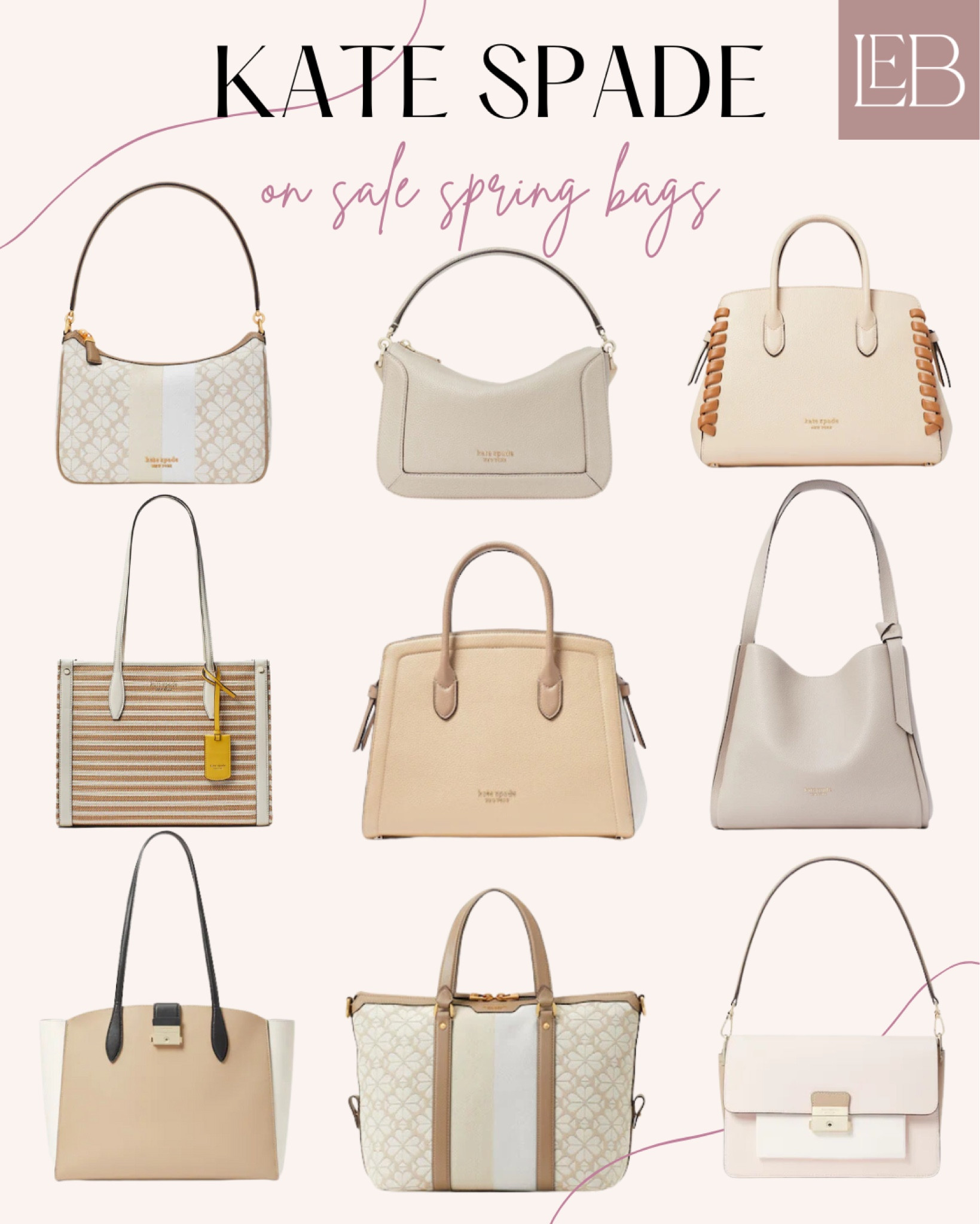 On sale spring bags at Kate Spade! Up to 75% off select bags!

Hand bags, totes, shoulder bag, purse, structured bag, hobo bag, wallet, women’s fashion, for her, accessories. 

#LTKFind #LTKsalealert #LTKitbag