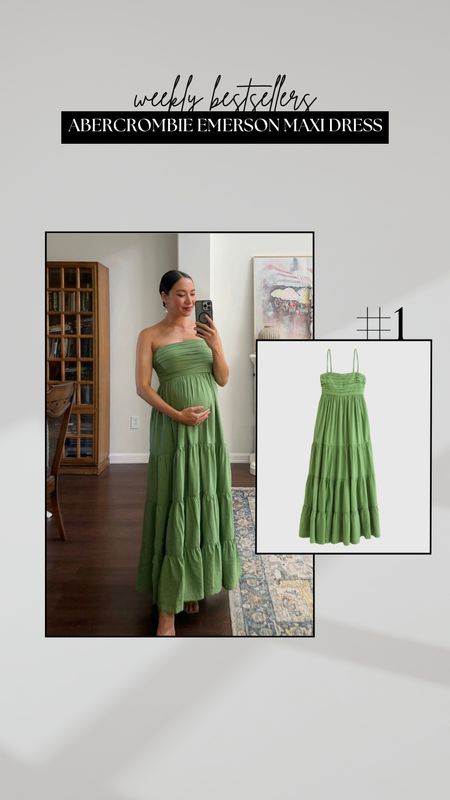 #1 bestseller - Abercrombie Emerson maxi dress 

Summer dress//  Sized up to medium to be bump-friendly & for a bigger bust [34DD], comes with removable straps 


#LTKWedding #LTKStyleTip
