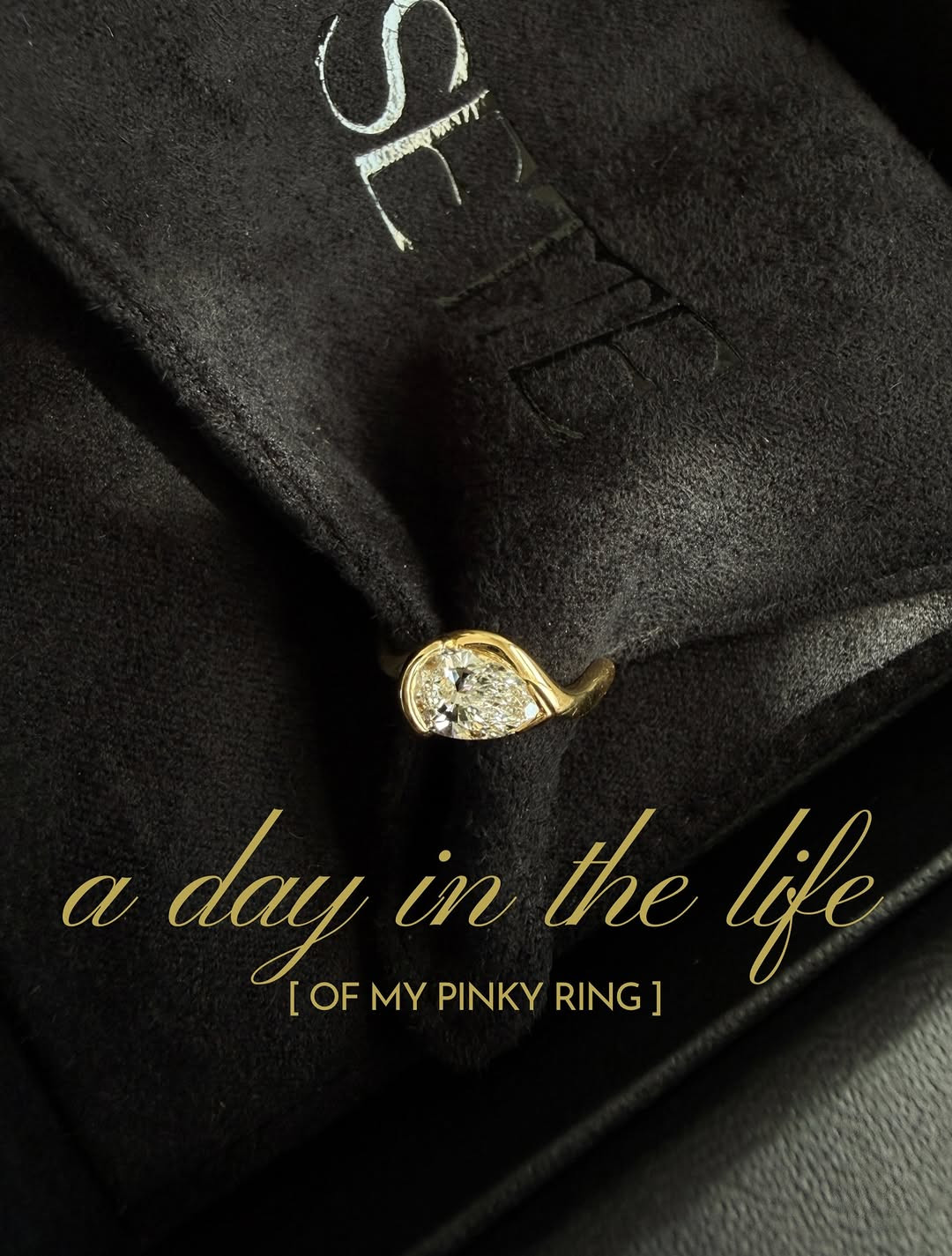 ditl of @settejewelry coquette pinky ring • #pinkyring #sette 

 #LTKdayinmylife #LTKgrwm #LTKootd
