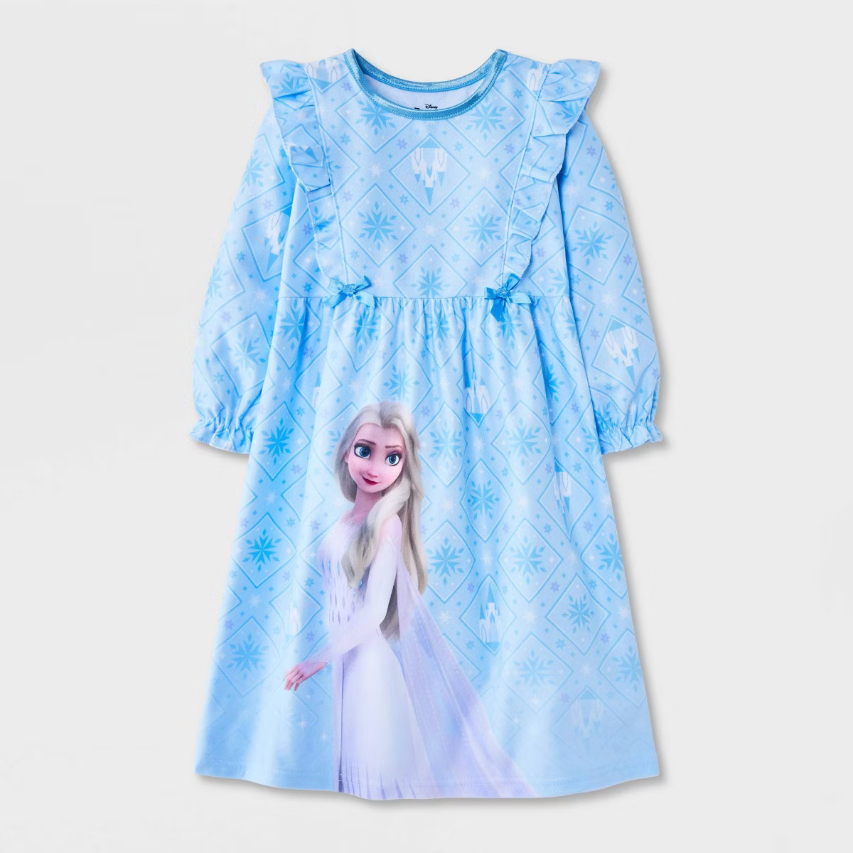 Toddler Girls' Frozen Elsa Nightgown - Light Blue 2T | Target
