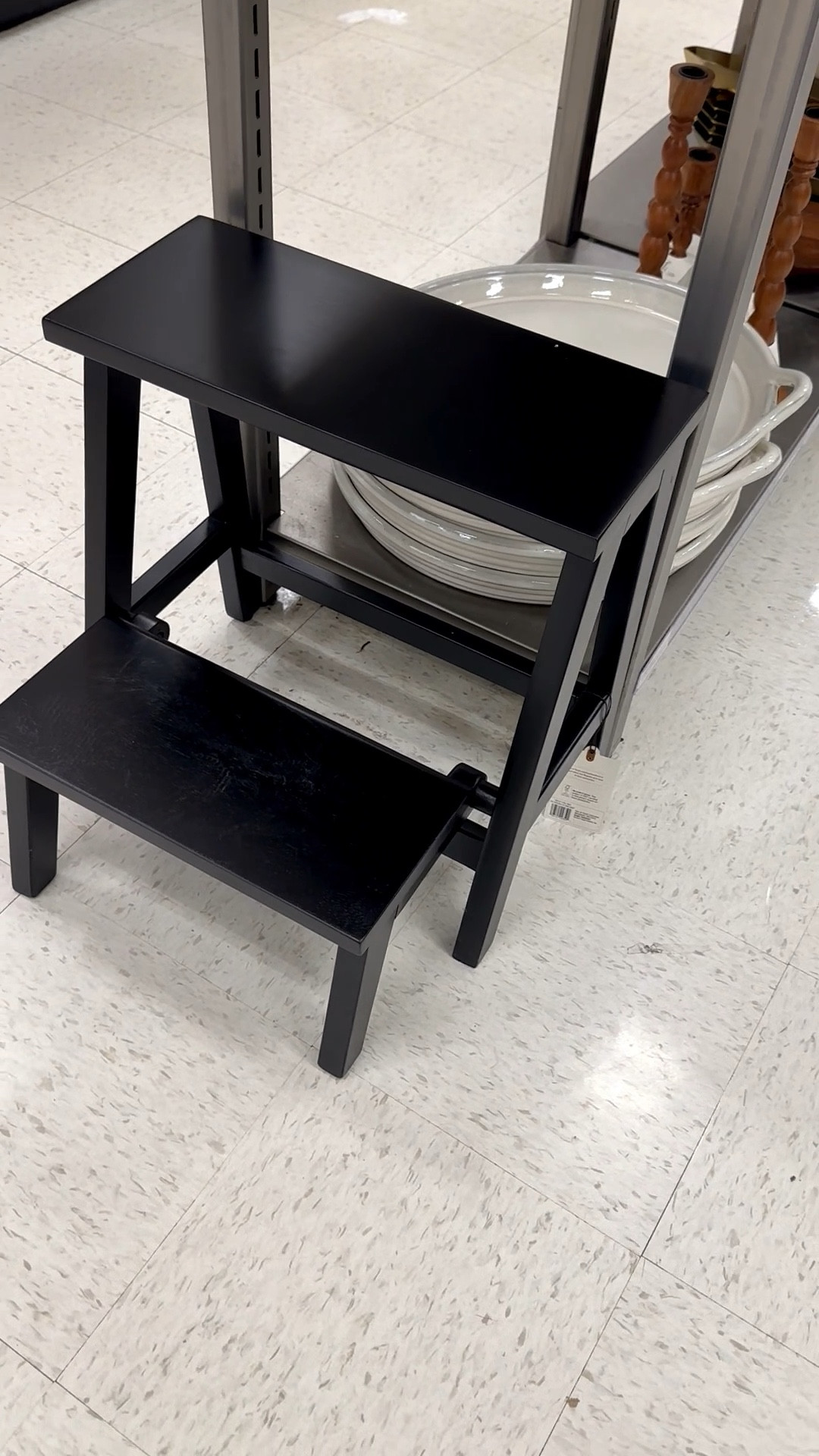 Sturdy step stool that easily stores away with the fold up step.  
@target


#LTKFindsUnder100 #LTKHome #LTKmomlife