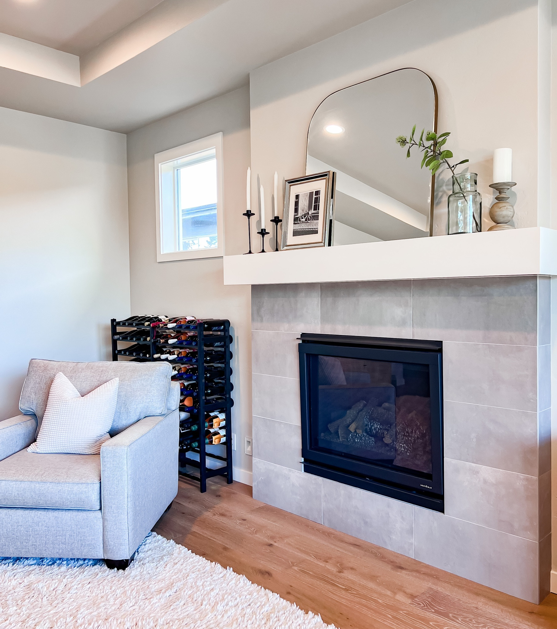 Dress up the living room mantle with this arched mirror and mantle decor. #livingroom #archedmirror #mantledecor

#LTKfamily #LTKhome #LTKstyletip