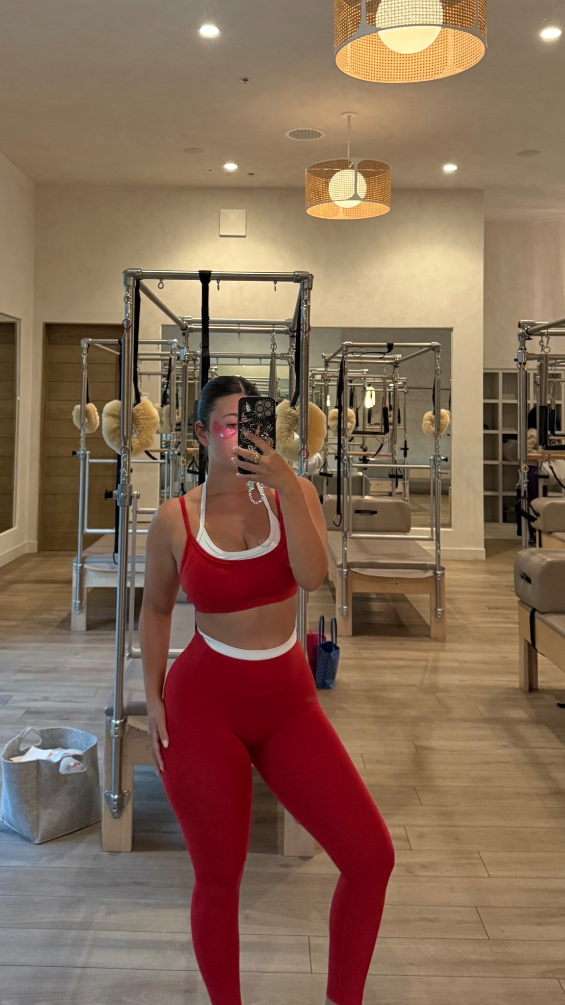 Obsessed with the red! 🍒 code MADI10 to save 

#LTKdayinmylife #LTKootd #LTKfitnessgoals