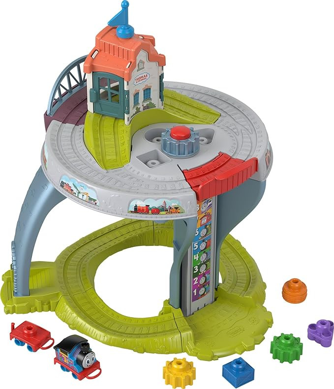 Thomas & Friends Toddler Toy My First Train Table with Track, Cargo Stacking & Fine Motor Activit... | Amazon (US)