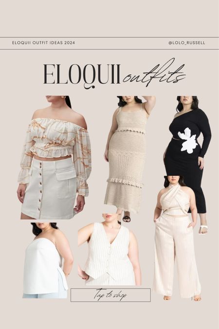 Favorites from the ELOQUII sale! These neutral looks are too good to pass up and everything would be perfect to pack on vacation  

#LTKplussize #LTKsalealert