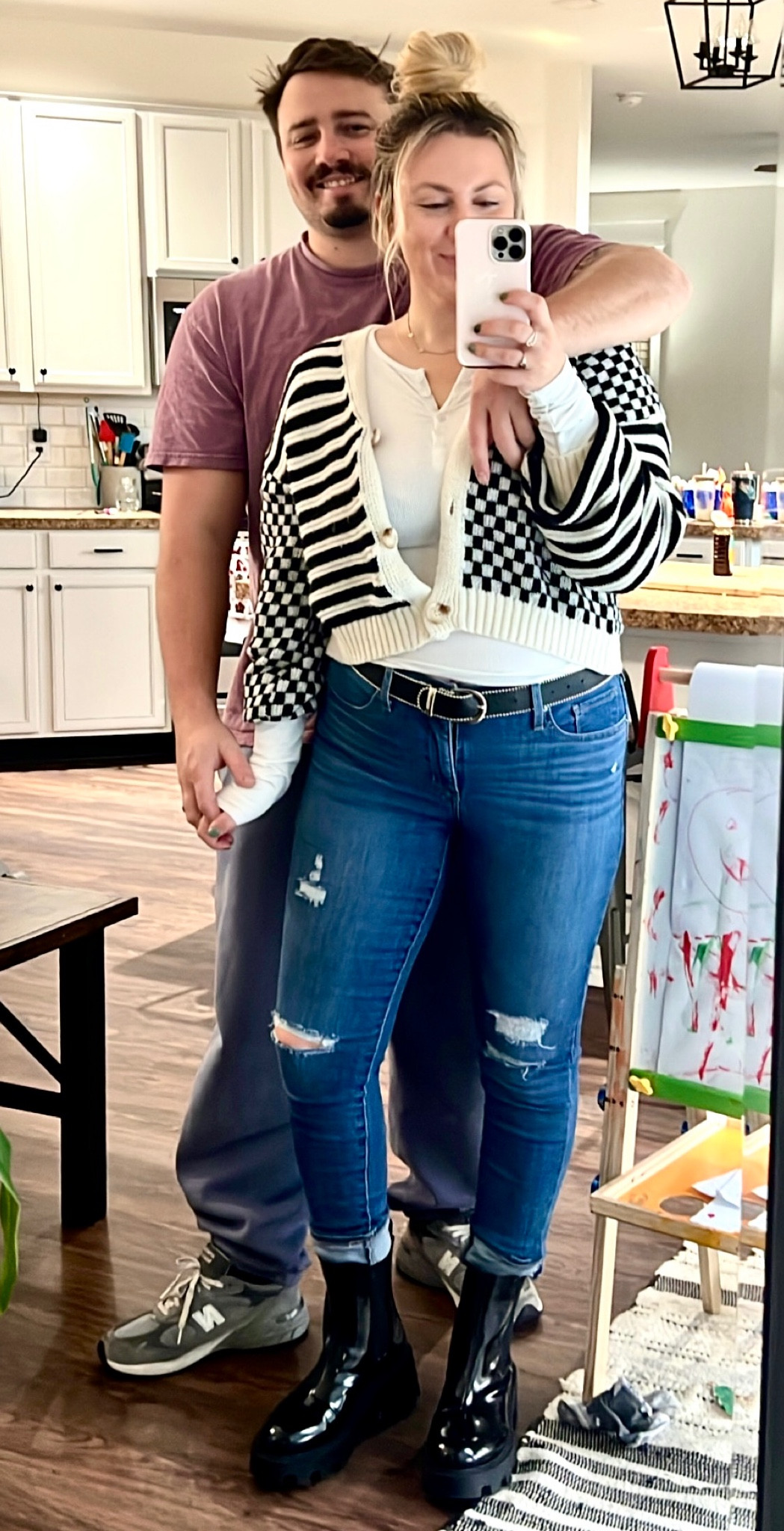 IMO skinny jeans are a classic. And Levi’s are timeless. I’m not a jeans gal, but I absolutely love these and they make me feel confident! 🦋 

Love that the hubby got in on this pic 💙

#LTKMostLoved #LTKstyletip #LTKfamily