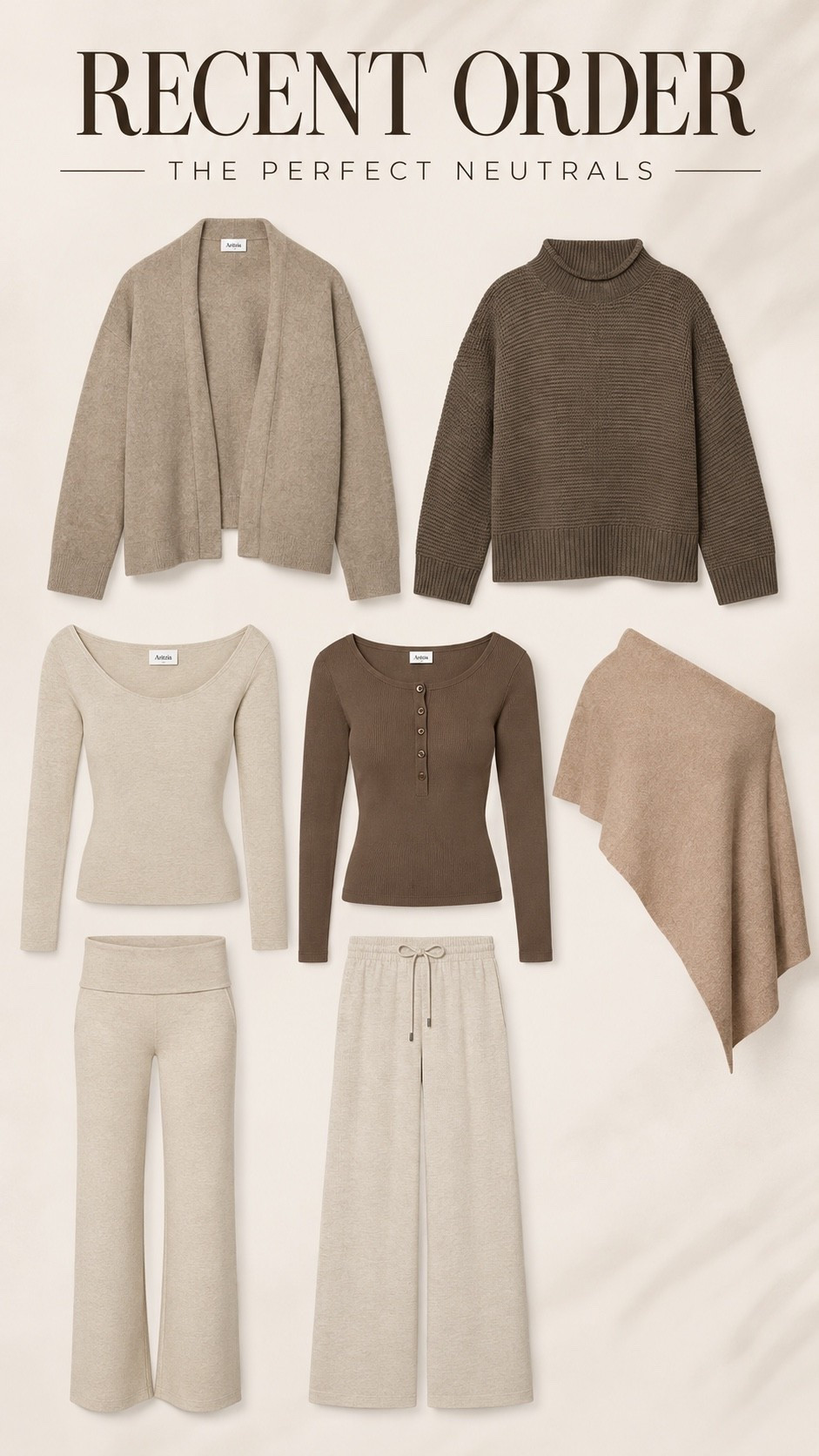 What I ordered from @Aritzia 🤎