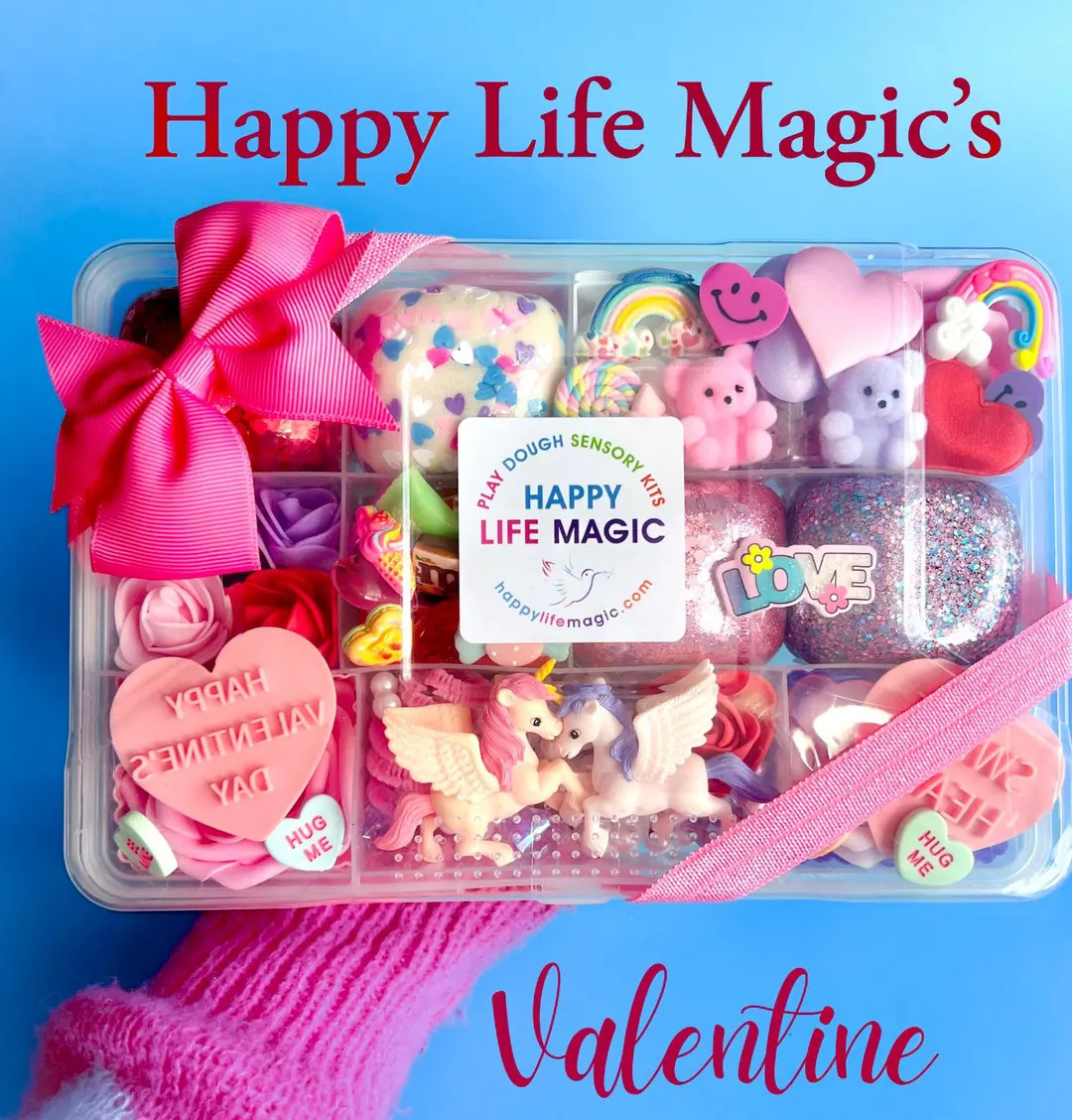 Magical Valentine's Play Dough Kit,valentines Play Dough Kit,playdoh,valentines Day Gift for Kids... | Etsy (US)