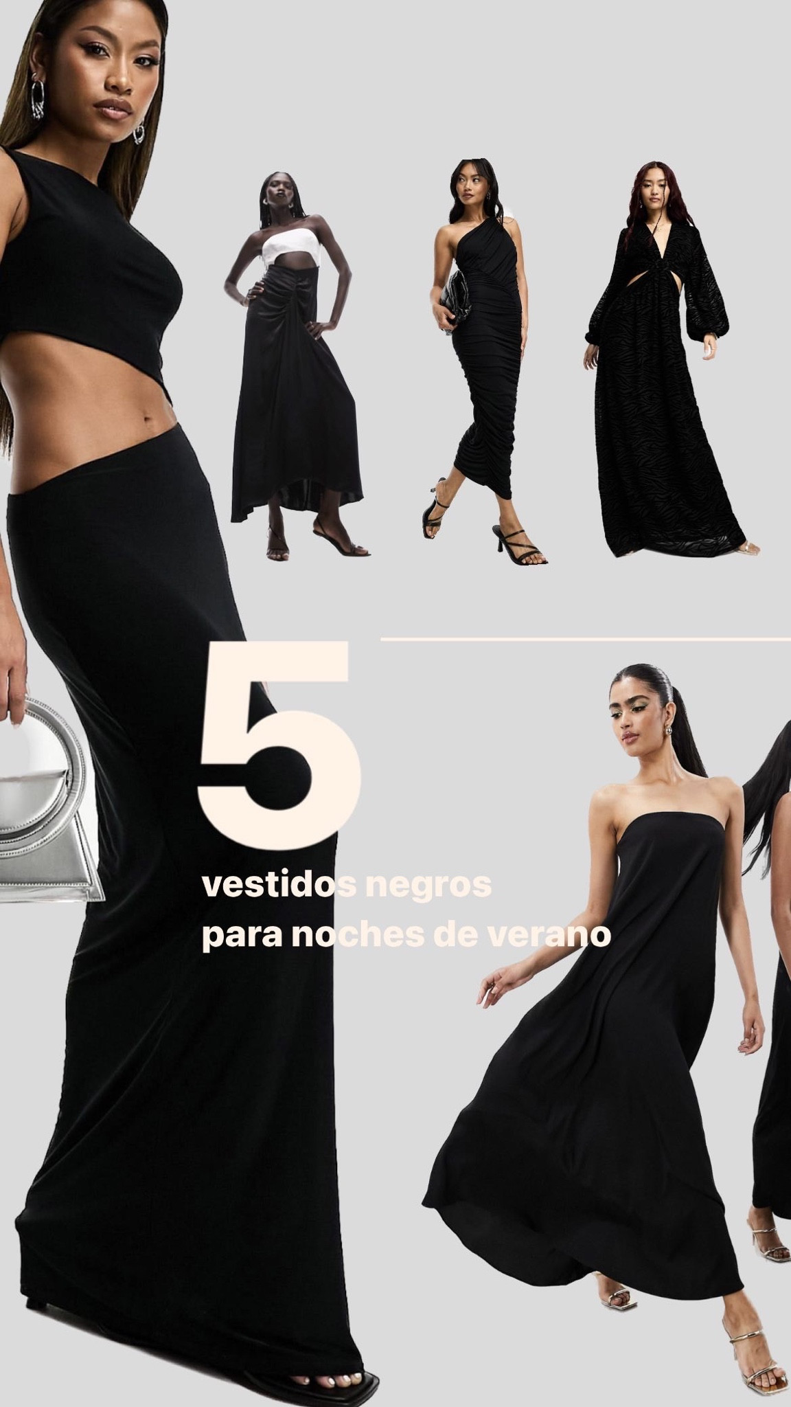 5 VESTIDOS NEGROS PARA NOCHES DE VERANO 🖤

outfit inspiration, vestido largo negro, vestido minimalista, ASOS, vestido cut out, vestido midi fruncido, vestido asimétrico, vestido con estampado de cebra y mangas globo, España. 

#LTKstyletip #LTKeurope #LTKSeasonal
