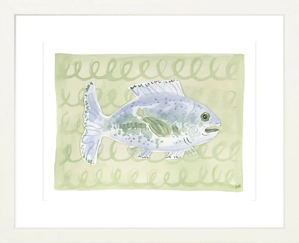 The "One Fish, Blue Fish" Fine Art Print | Evelyn Henson