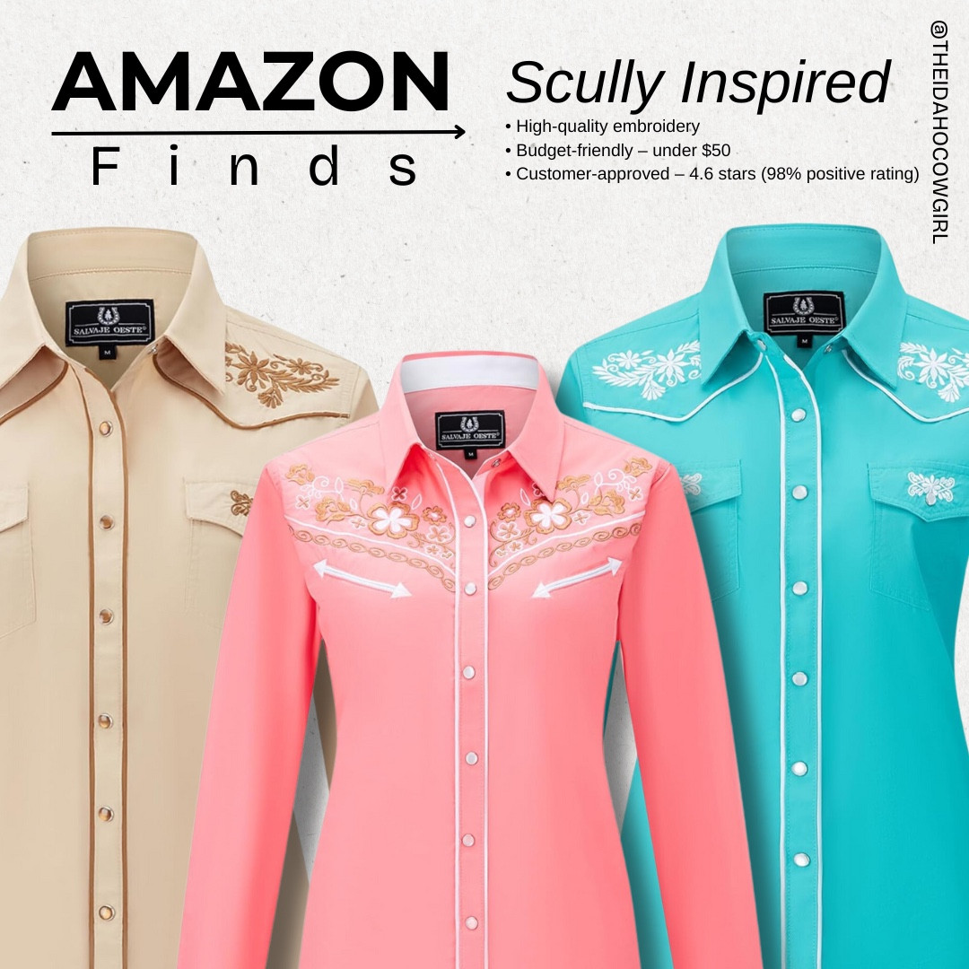 Western style on a budget! ✨ High-quality embroidery, under $50, and 98% customer-approved. 🤠 #WesternWear #BudgetFriendlyFashion #amazonfinds

#LTKSaleAlert #LTKFindsUnder50