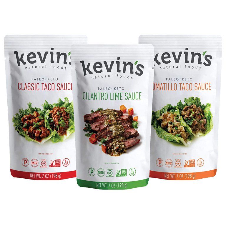 Kevin's Natural Foods Keto and Paleo Simmer Sauce Variety Pack - Stir-Fry Sauce, Gluten Free, No ... | Walmart (US)