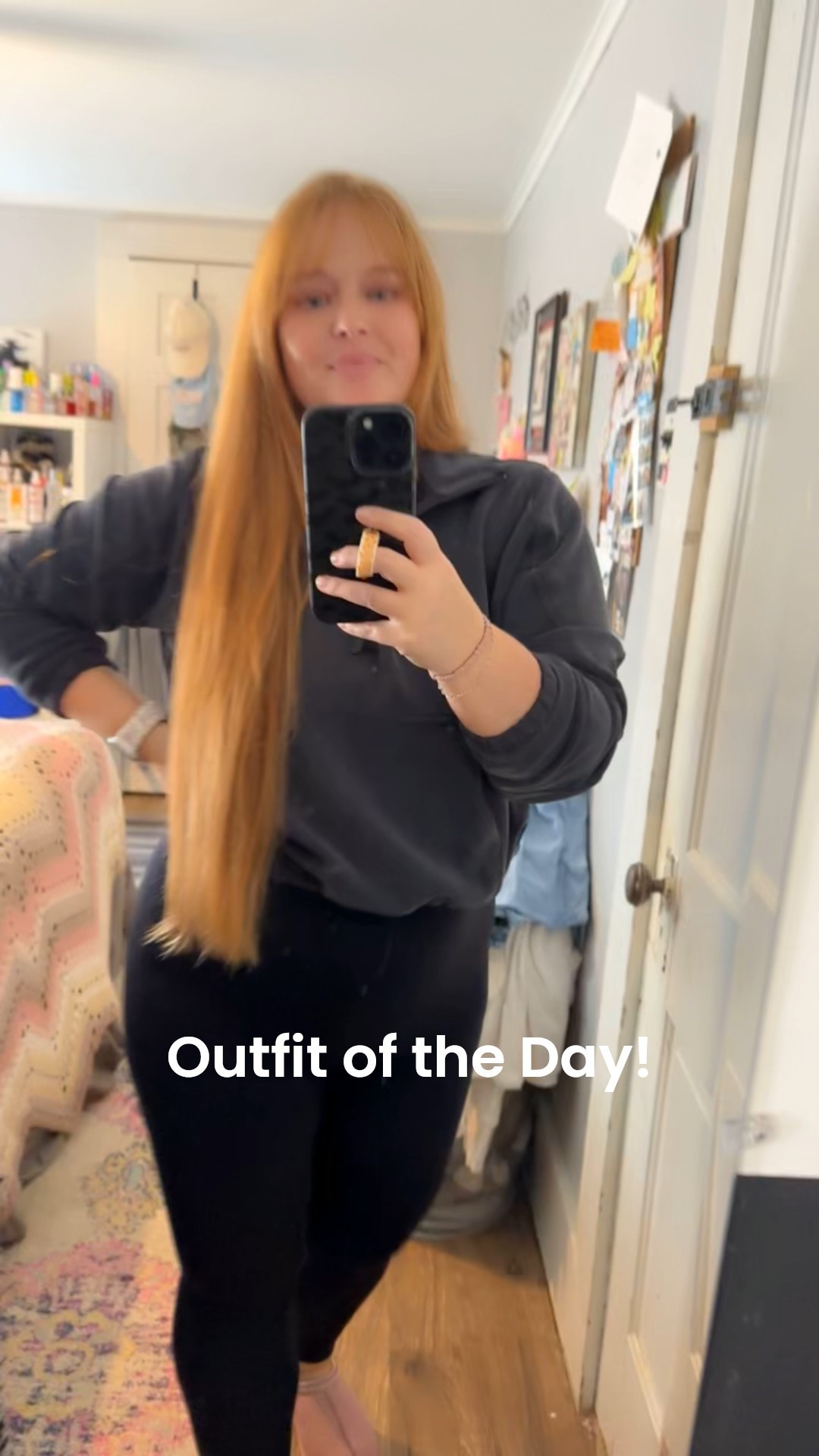 Outfit of the day featuring my favorite SHEIN bodysuit and the coziest Lululemon top. I’m excited to wear my new pink dawn Uggs for their first fall outing! 

#LTKMidsize #LTKFindsUnder100 #LTKFindsUnder50