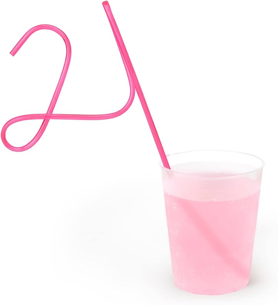 xo, Fetti 21st Birthday Party XL Pink 21 Straw | Bday Decorations, Finally 21, Birthday Girl Gift | Amazon (US)