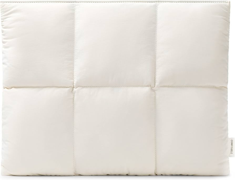 Comfyable Puffy Laptop Sleeve 13 Inch 14 Inch, Quilted Puffer Laptop Carrying Case for Women, Pillow | Amazon (US)