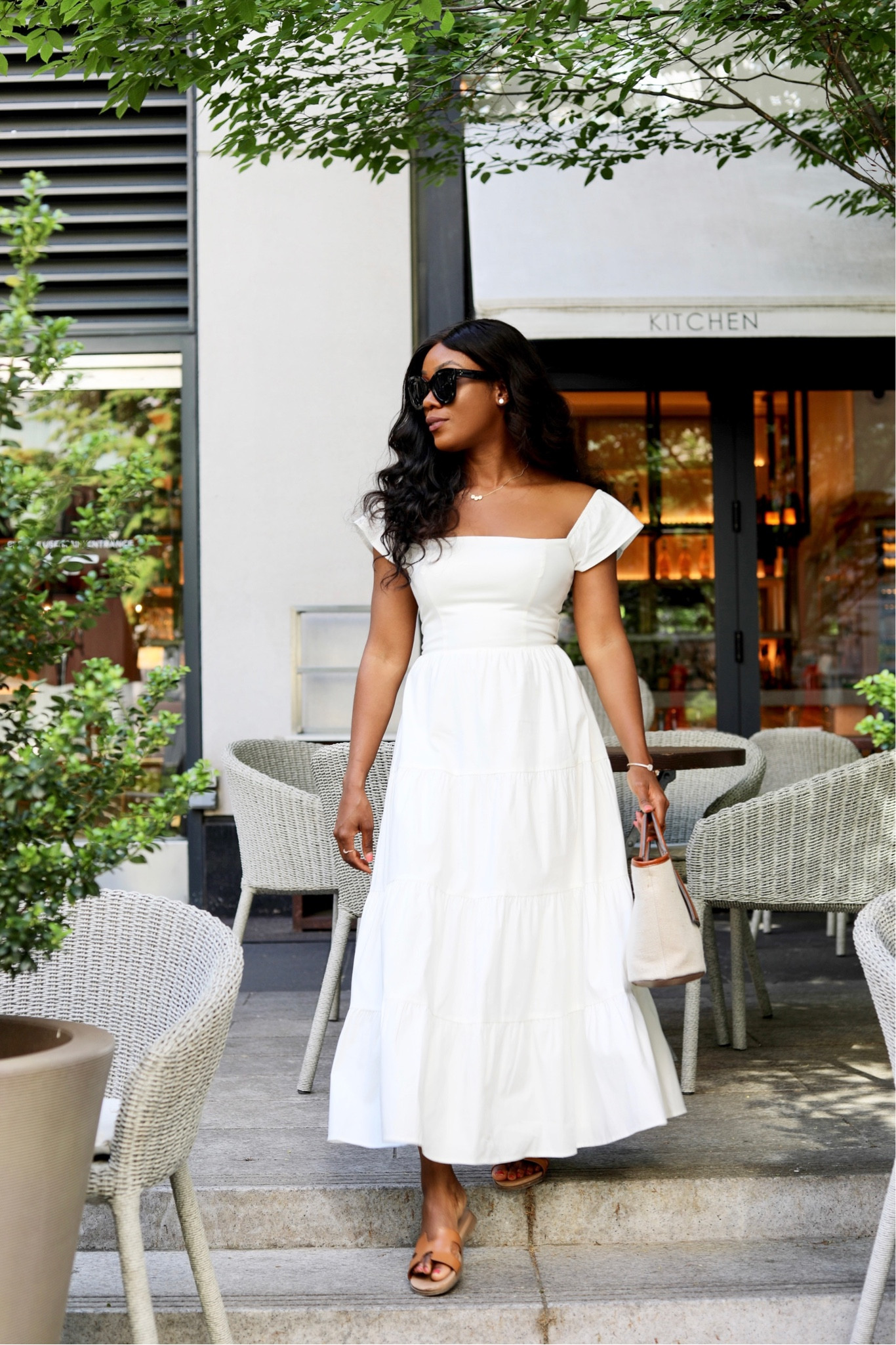 Summer vacation outfit. White dress, linen dress. Vacation style 

#LTKstyletip #LTKSeasonal
