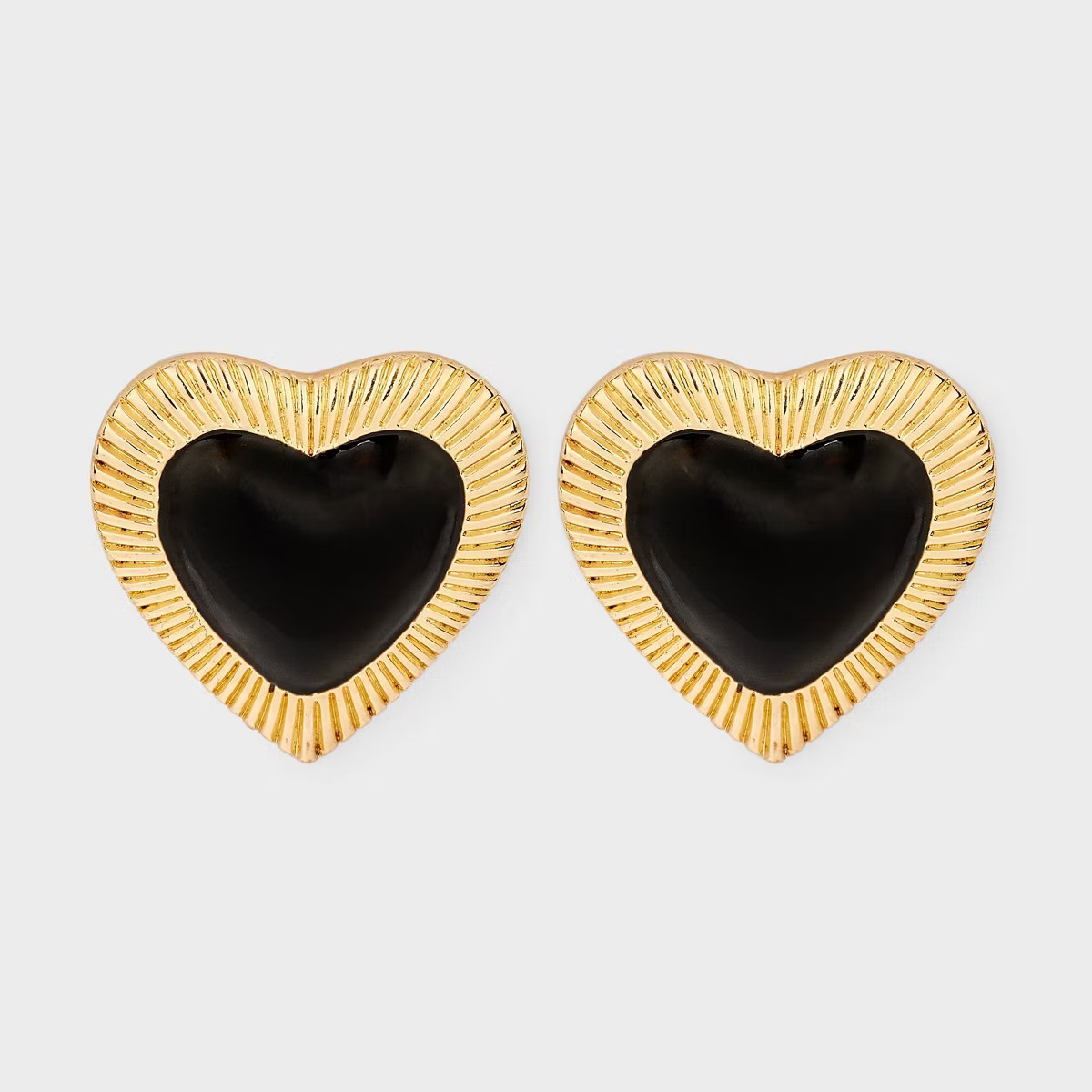 Epoxy Heart Post Earrings - A New Day™ | Target