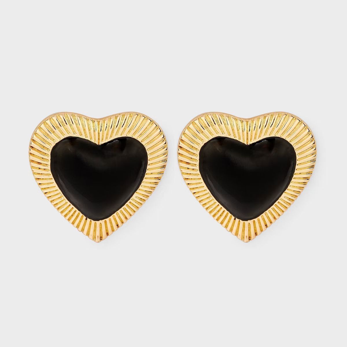 Epoxy Heart Post Earrings - A New Day™ | Target