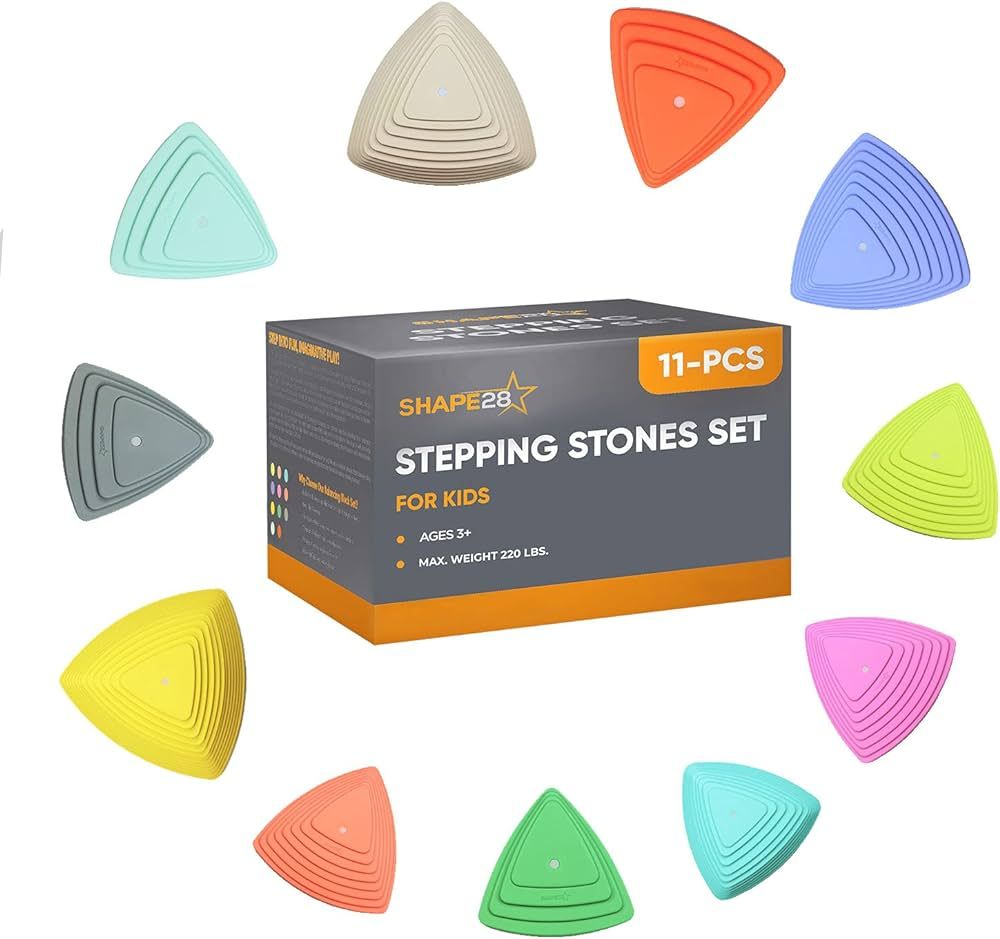 Shape28 Stepping Stones for Kids - Great for Balance, Exercise, and Coordination - Indoor and Out... | Amazon (US)