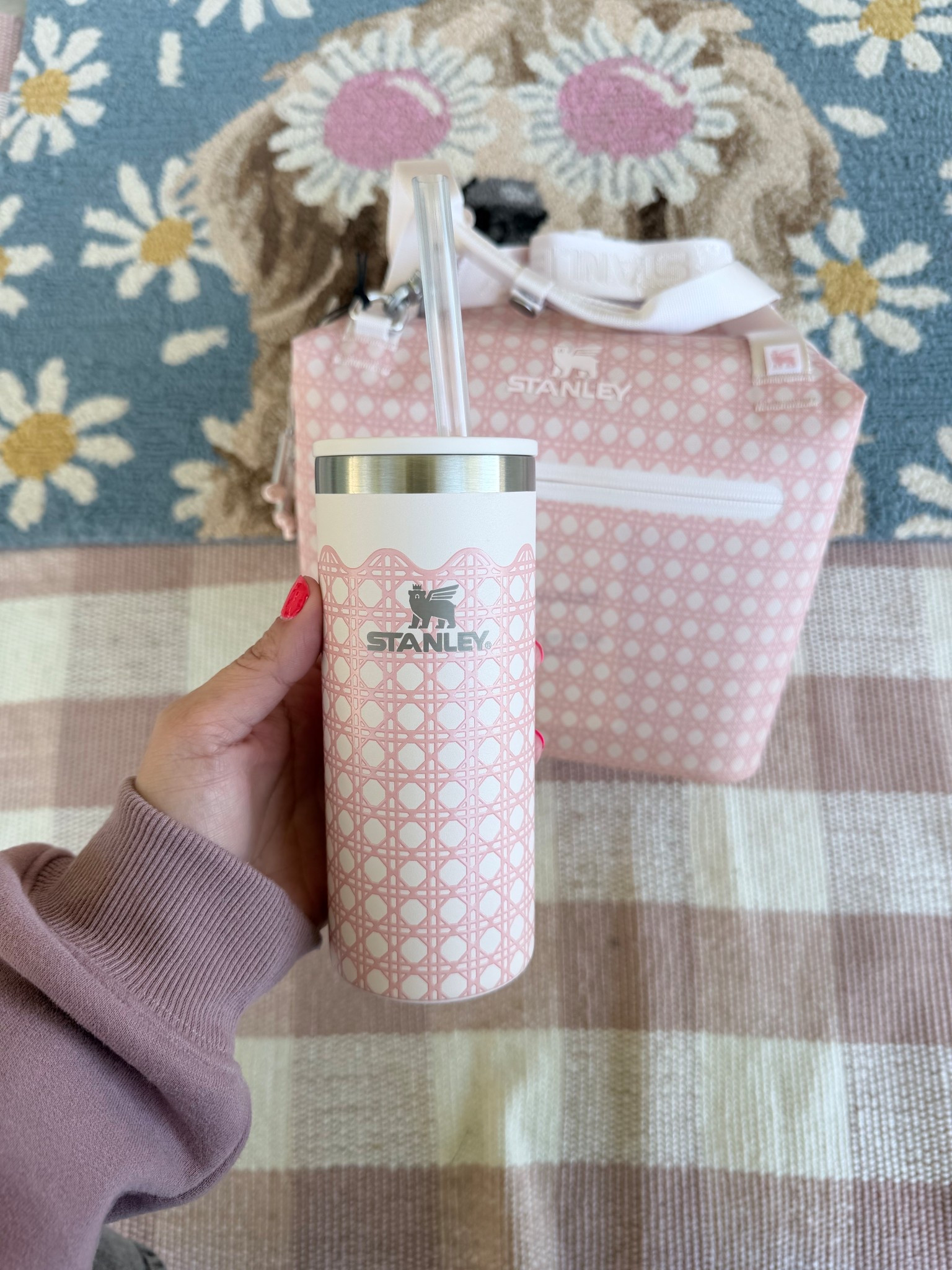 I don’t why I love little cups, but I do! Got this one just in time for some warm weather and sunshine. #stanleypartner @Stanley_Brand 