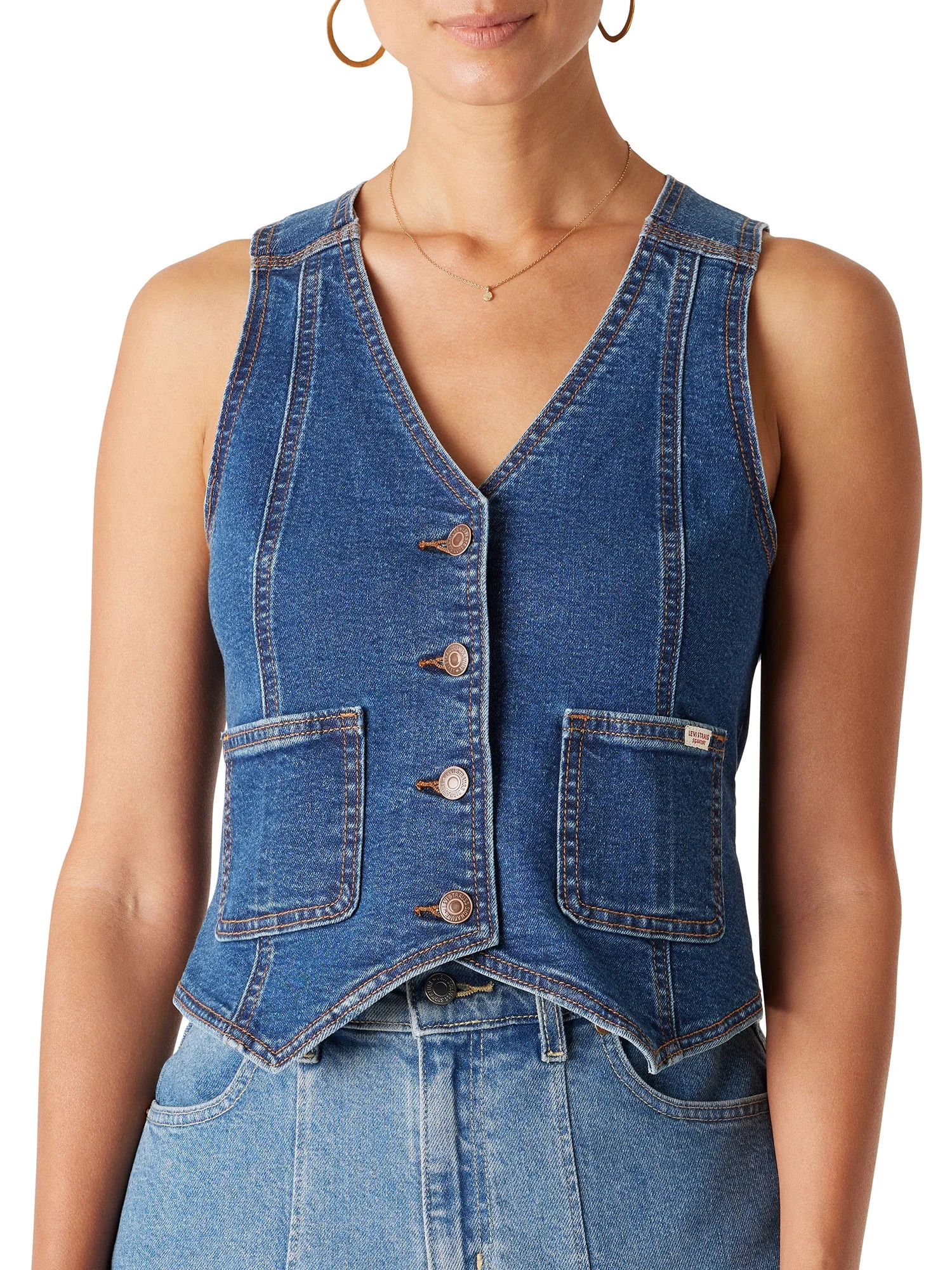 Levi Strauss Signature Women's Vintage '95 Vest, sizes XS-XL | Walmart (US)