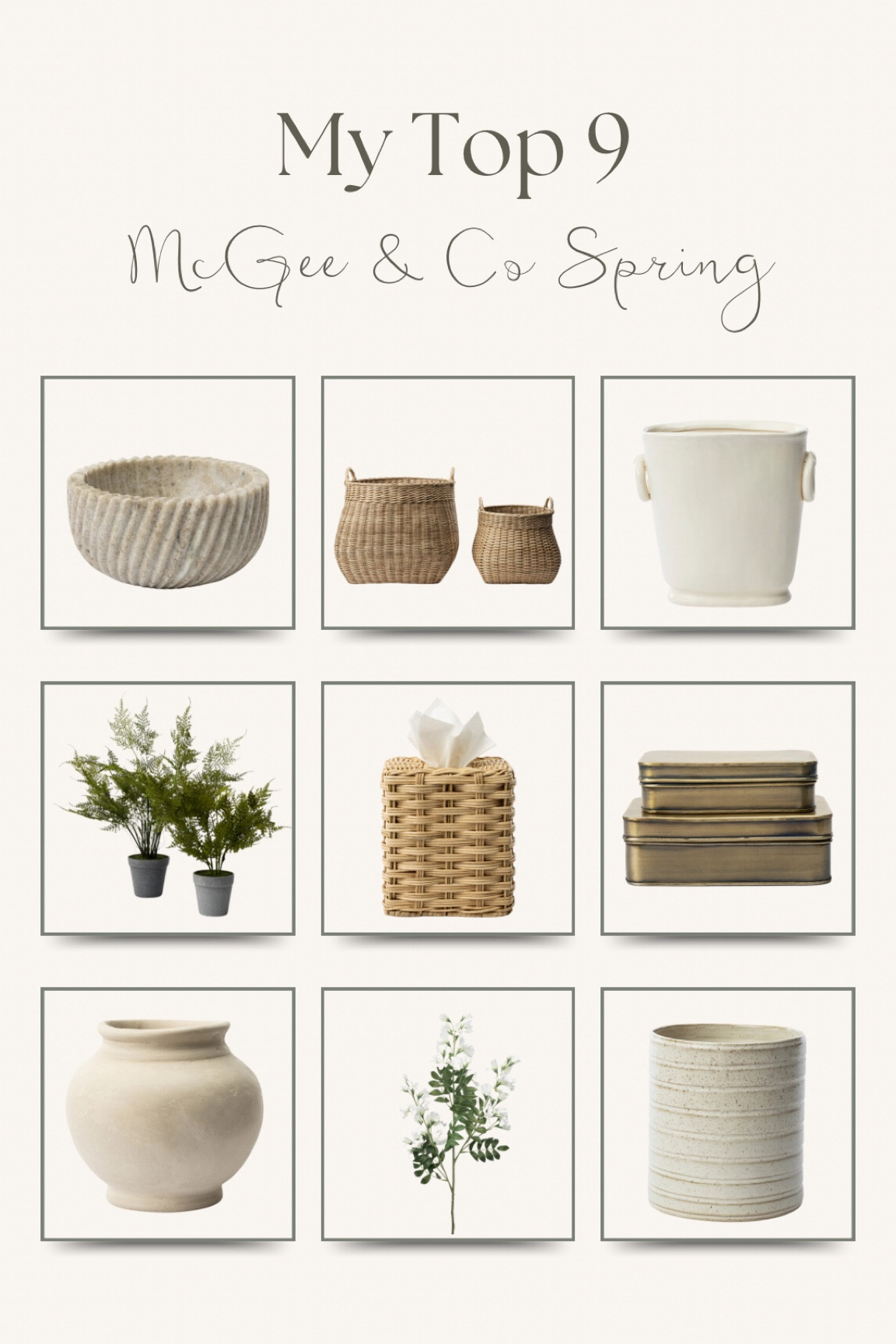 My top picks from the new McGee & Co spring collection! 

#LTKStyleTip #LTKHome