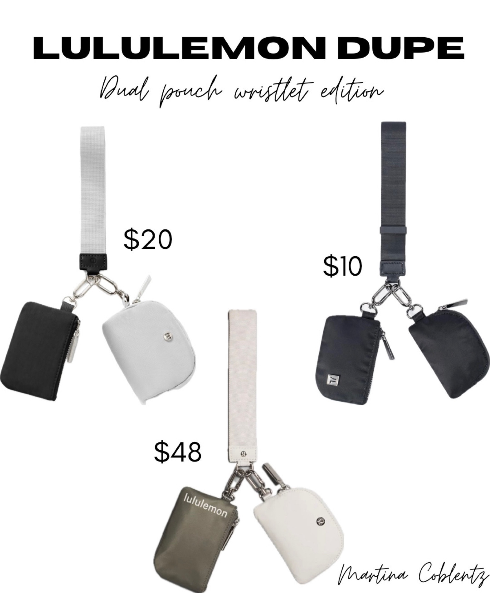 Lululemon dual pouch wristlet wallet dupe! 

•gift guide •gift idea •Christmas gift •gift it •present •travel •dupe •lululemon •lululemon dupe •for her •Christmas •gift idea •sports •travel •key •lanyard •sports •for the teen 

#LTKtravel #LTKCyberWeek #LTKGiftGuide