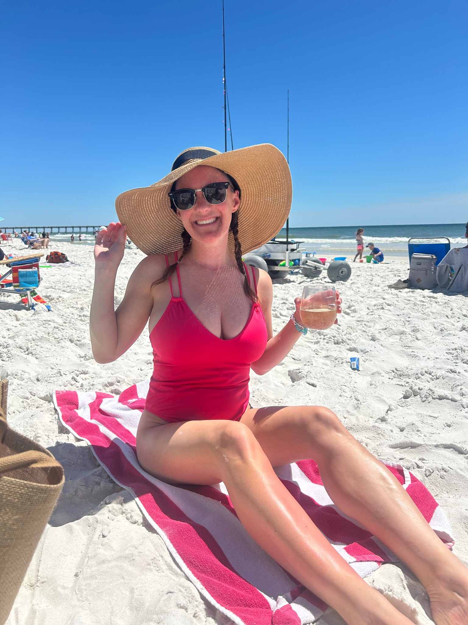 Hot pink one piece swimsuit for women and moms 
Packable floppy hat holds it’s shape and doesn’t bend when traveling 

#LTKswim #LTKxTarget #LTKSeasonal