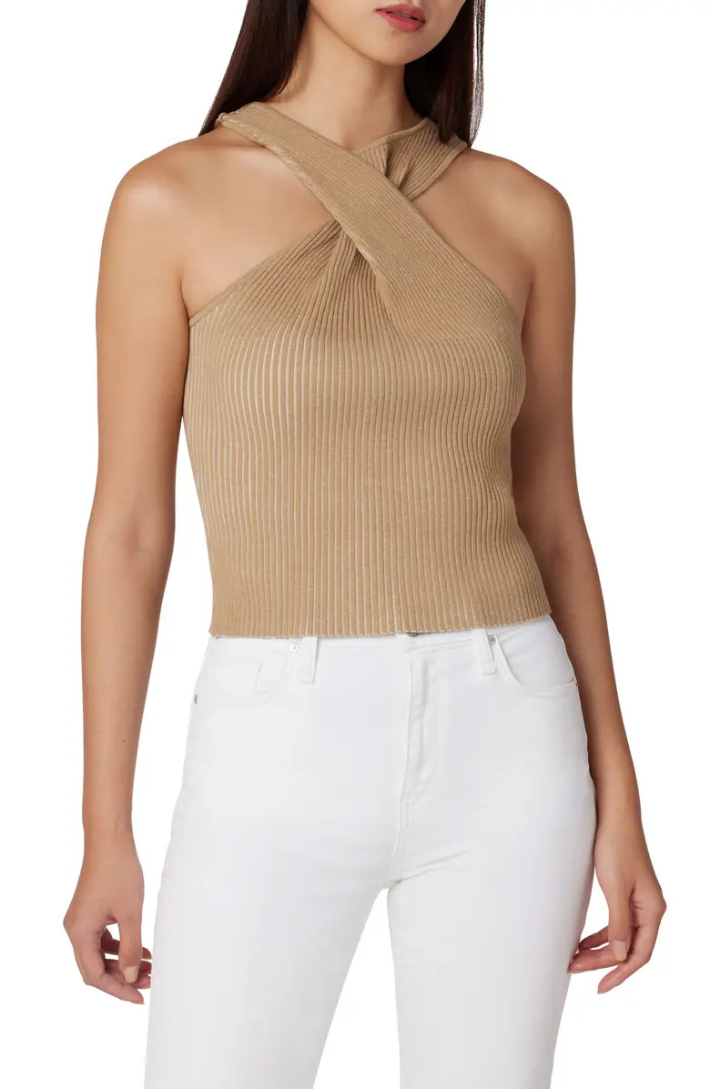 Hudson Jeans Twist Halter Neck Tank Top | Nordstrom | Nordstrom