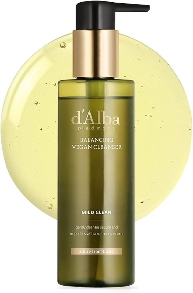 d'alba Piedmont Italian White Truffle Mild Skin Balancing Vegan Cleanser, Hydrating and Calming C... | Amazon (US)