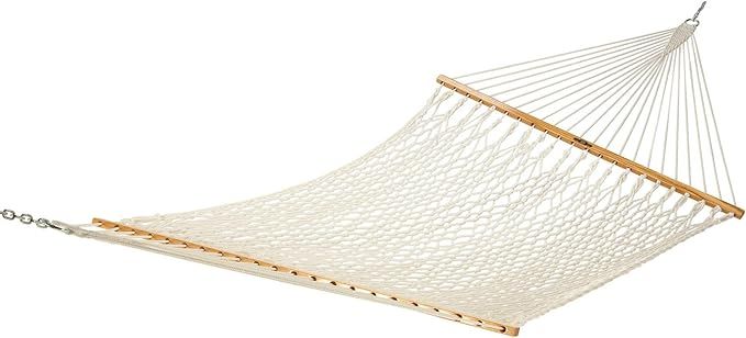 Original Pawleys Island 14OC Original Deluxe Cotton Rope Hammock with Free Extension Chains & Tre... | Amazon (US)