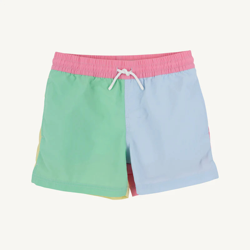 Country Club Colorblock Trunks | The Beaufort Bonnet Company